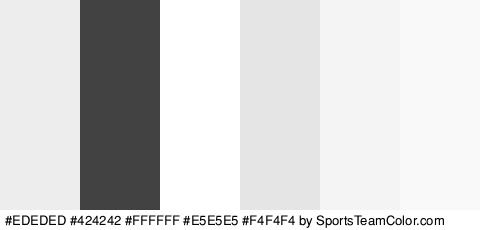 #EDEDED #424242 #FFFFFF #E5E5E5 #F4F4F4 #F9F9F9 Colors