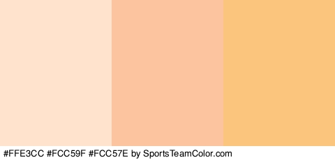 #FFE3CC #FCC59F #FCC57E Colors