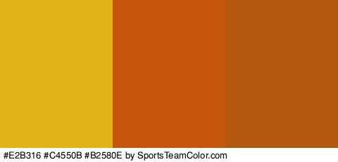 #E2B316 #C4550B #B2580E Colors