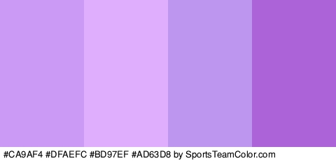 #CA9AF4 #DFAEFC #BD97EF #AD63D8 Colors