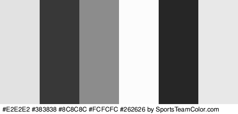 #E2E2E2 #383838 #8C8C8C #FCFCFC #262626 #E8E8E8 Colors