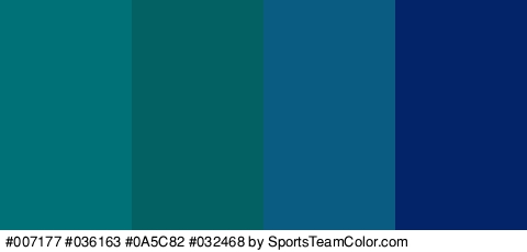 #007177 #036163 #0A5C82 #032468 Colors