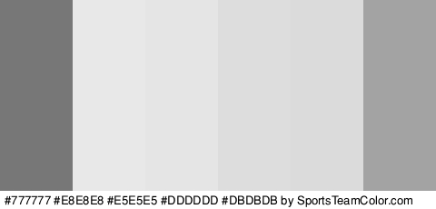 #777777 #E8E8E8 #E5E5E5 #DDDDDD #DBDBDB #A3A3A3 Colors