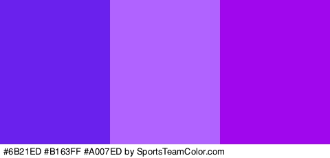 #6B21ED #B163FF #A007ED Colors