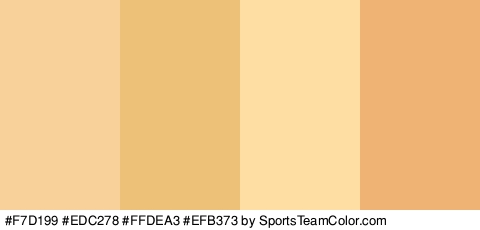 #F7D199 #EDC278 #FFDEA3 #EFB373 Colors