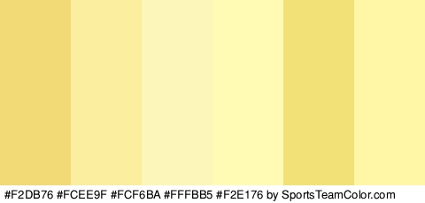 #F2DB76 #FCEE9F #FCF6BA #FFFBB5 #F2E176 #FFF7A5 Colors