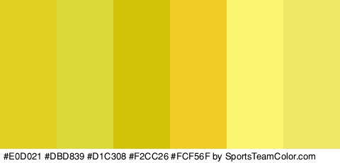 #E0D021 #DBD839 #D1C308 #F2CC26 #FCF56F #EDE865 Colors