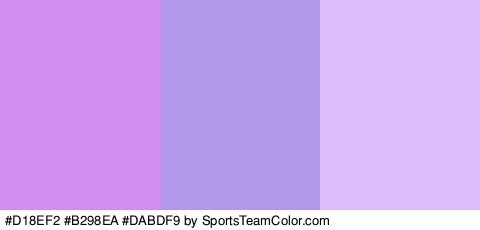 #D18EF2 #B298EA #DABDF9 Colors