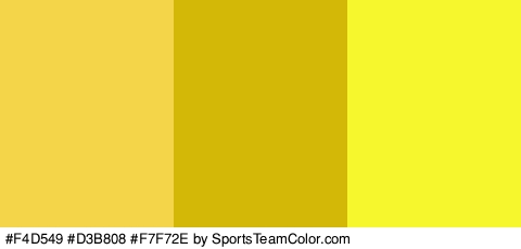 #F4D549 #D3B808 #F7F72E Colors