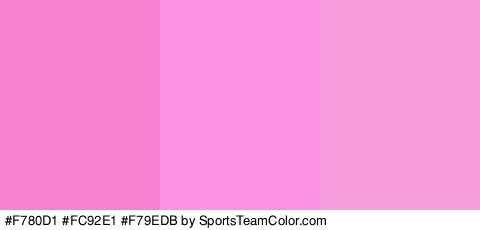 #F780D1 #FC92E1 #F79EDB Colors