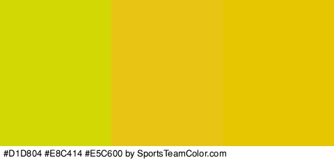 #D1D804 #E8C414 #E5C600 Colors