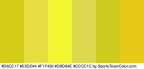 #D6CC17 #E5DD44 #F1F430 #DBD84E #CCCC1C #E8C817 Colors