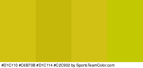 #D1C110 #C6B70B #D1C114 #C2C902 Colors