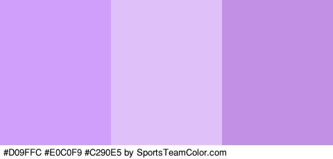 #D09FFC #E0C0F9 #C290E5 Colors