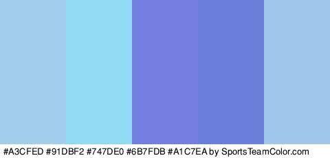 #A3CFED #91DBF2 #747DE0 #6B7FDB #A1C7EA Colors