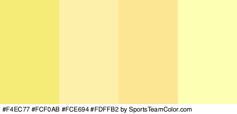 #F4EC77 #FCF0AB #FCE694 #FDFFB2 Colors