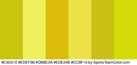 #C9C610 #EDEF5B #DBBC0A #EDE24B #CCBF16 #D4DB06 Colors