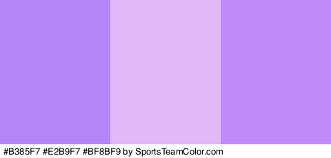 #B385F7 #E2B9F7 #BF8BF9 Colors