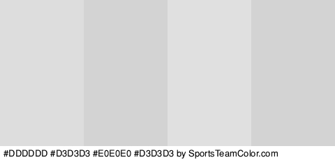 #DDDDDD #D3D3D3 #E0E0E0 #D3D3D3 Colors