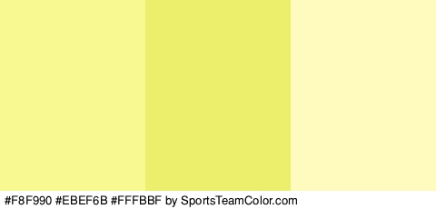 #F8F990 #EBEF6B #FFFBBF Colors