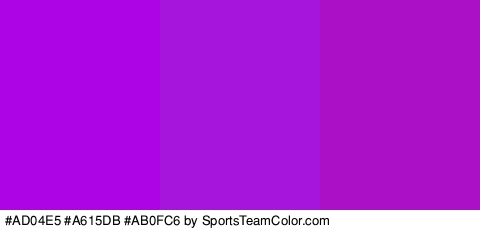 #AD04E5 #A615DB #AB0FC6 Colors