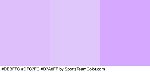 #DEBFFC #DFC7FC #D7A8FF Colors