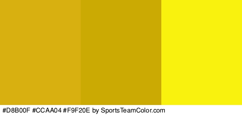 #D8B00F #CCAA04 #F9F20E Colors