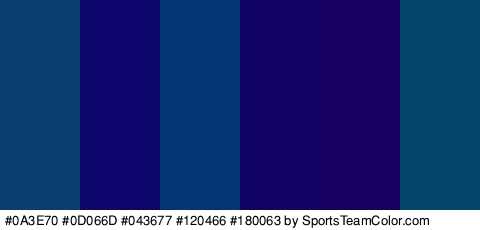 #0A3E70 #0D066D #043677 #120466 #180063 #03456B Colors