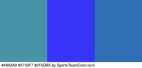 #4893A8 #3733F7 #2F6DB5 Colors