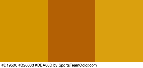 #D19500 #B26003 #DBA00D Colors