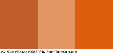 #C15D2A #E29663 #DD5E0F Colors