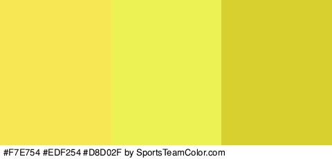 #F7E754 #EDF254 #D8D02F Colors