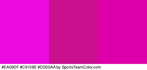 #EA09DF #C9108E #DD00AA Colors