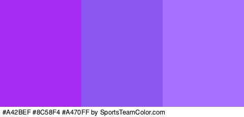 #A42BEF #8C58F4 #A470FF Colors