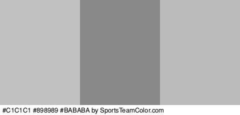 #C1C1C1 #898989 #BABABA Colors