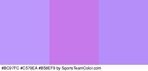 #BC97FC #C579EA #B58EF9 Colors