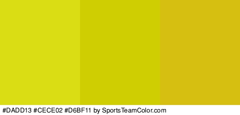 #DADD13 #CECE02 #D6BF11 Colors