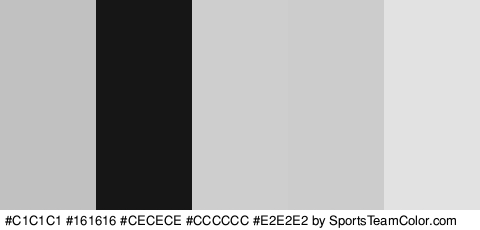 #C1C1C1 #161616 #CECECE #CCCCCC #E2E2E2 Colors