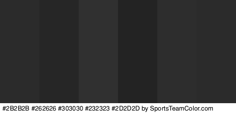 #2B2B2B #262626 #303030 #232323 #2D2D2D #2B2B2B Colors