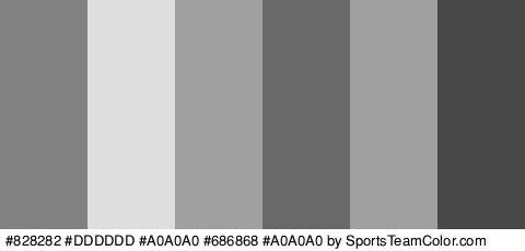 #828282 #DDDDDD #A0A0A0 #686868 #A0A0A0 #474747 Colors