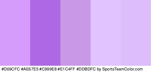 #D69CFC #AE67E5 #C999E8 #E1C4FF #DDBDFC Colors