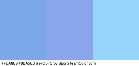 #7DA8E8 #8BA5ED #97D5FC Colors