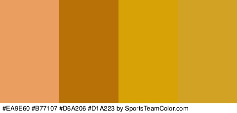 #EA9E60 #B77107 #D6A206 #D1A223 Colors