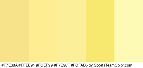 #F7E38A #FFEE91 #FCEF99 #F7E96F #FCFAB5 Colors