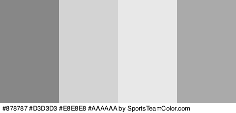 #878787 #D3D3D3 #E8E8E8 #AAAAAA Colors