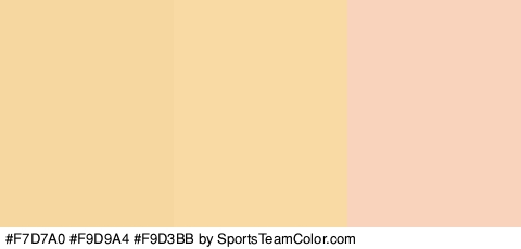 #F7D7A0 #F9D9A4 #F9D3BB Colors