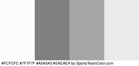 #FCFCFC #7F7F7F #A5A5A5 #EAEAEA Colors