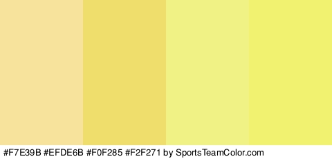 #F7E39B #EFDE6B #F0F285 #F2F271 Colors