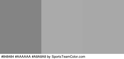 #848484 #AAAAAA #A8A8A8 Colors