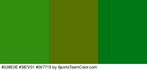 #328E0E #587201 #007715 Colors